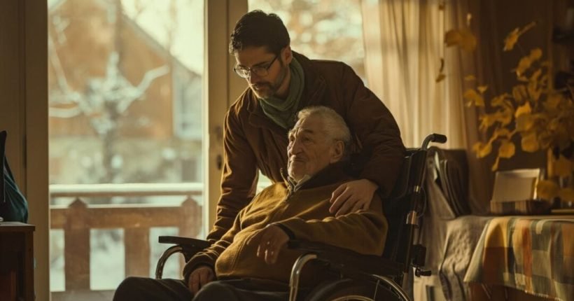 realistic-scene-with-health-worker-taking-care-elderly-patient_23-2151231389