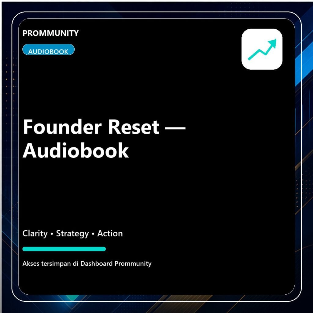 Founder Reset – Audiobook