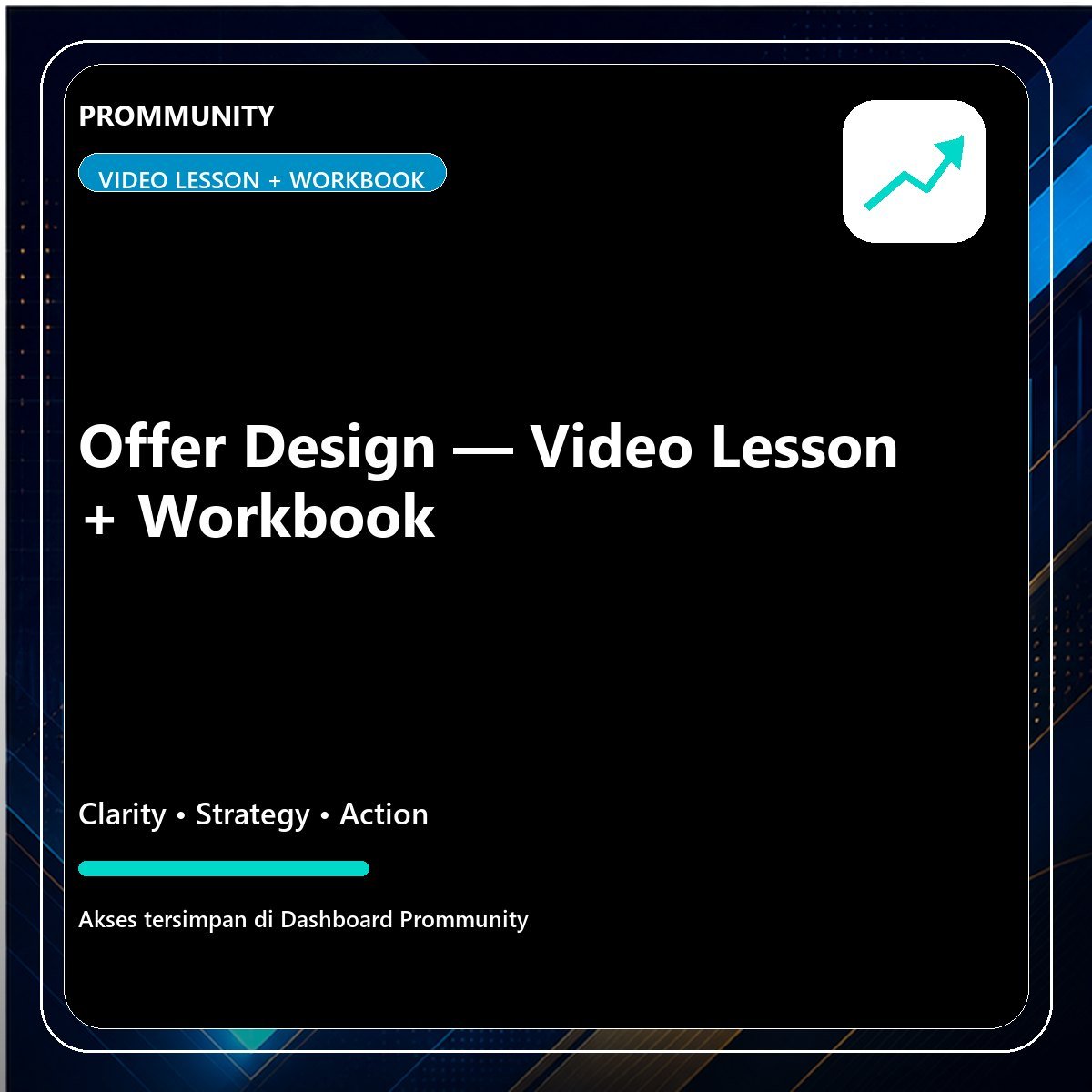 Offer Design - Video Lesson + Task graphic product cover