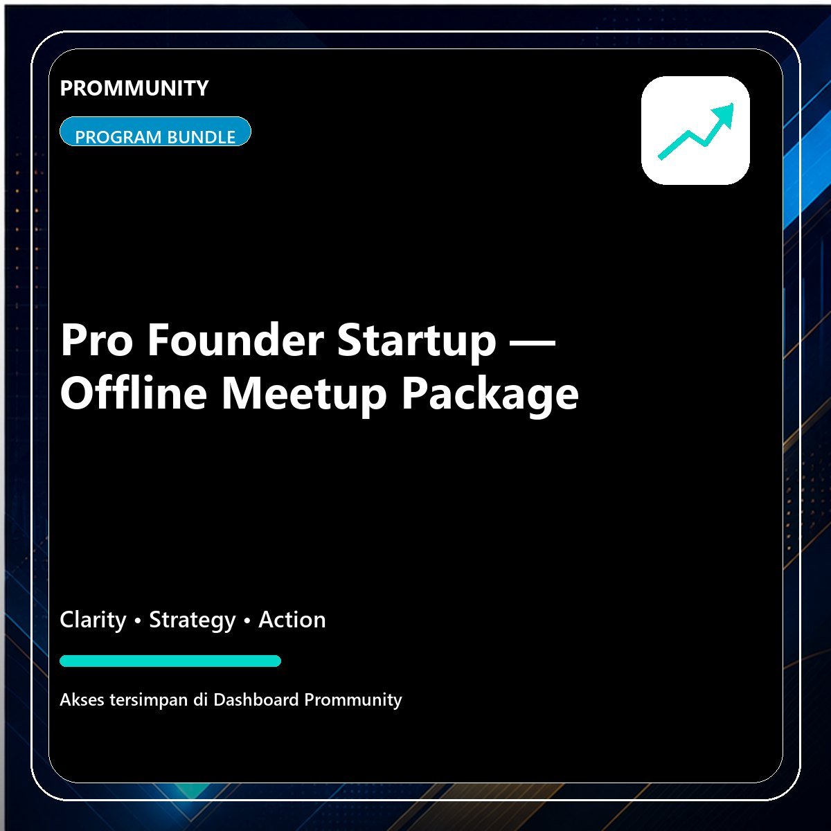 Pro Founder Startup – Offline Meetup Package graphic product cover