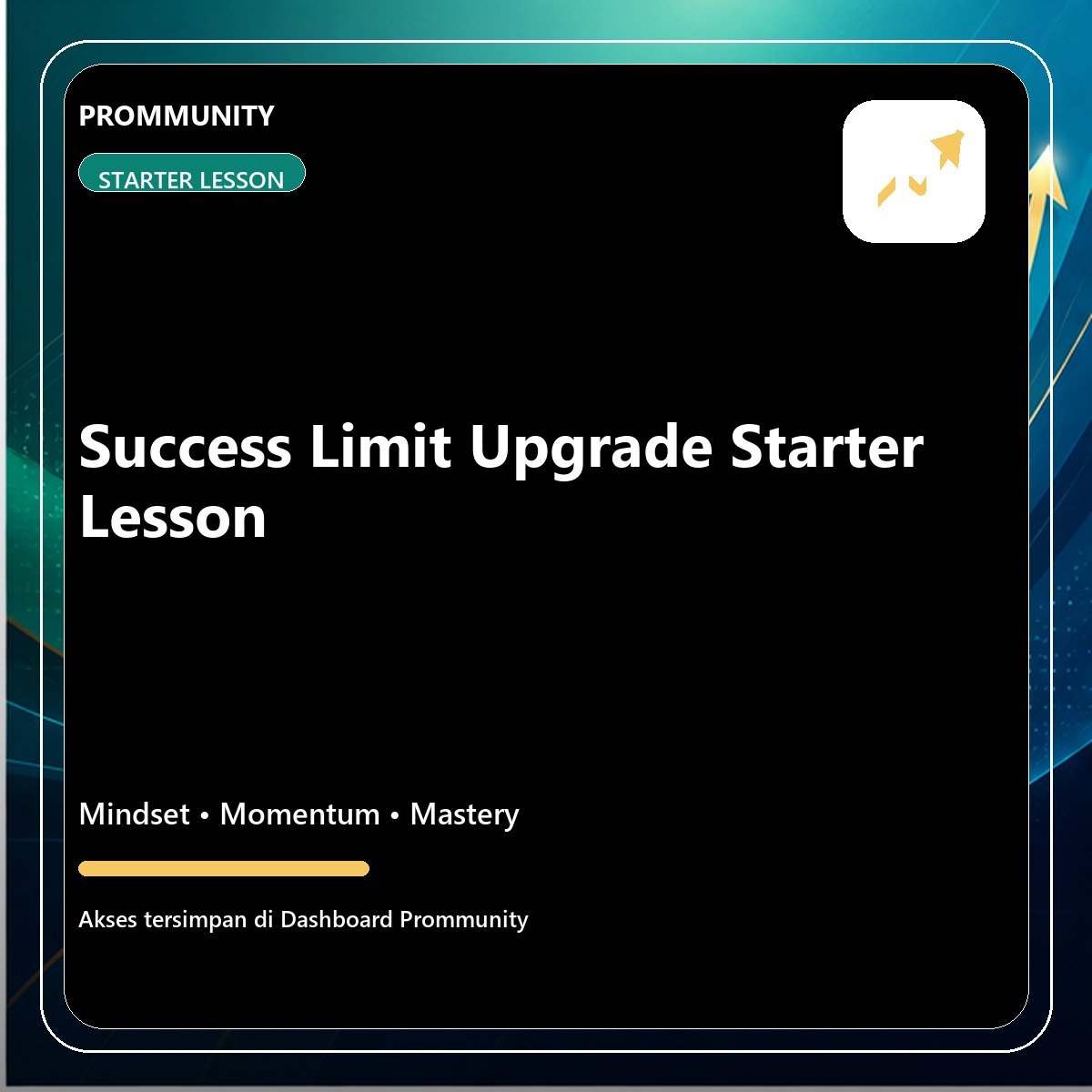 Success Limit Upgrade Starter Lesson graphic product cover